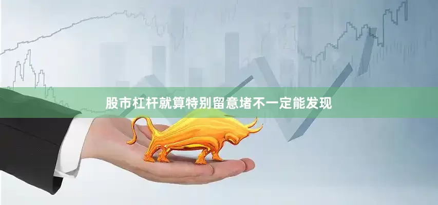 股市杠杆就算特别留意堵不一定能发现