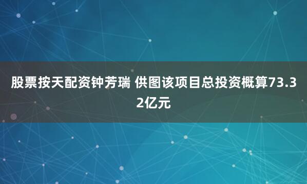 股票按天配资钟芳瑞 供图　　该项目总投资概算73.32亿元